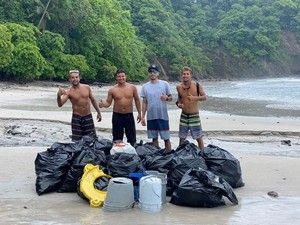 Cleaning Beach Jaco